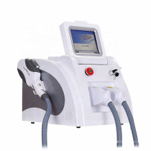 Hottest Portable 2 in 1 Elight Ipl Opt Shr Rf Nd Yag Laser Tattoo Removal Ipl Hair Removal Machine / Ipl Hair Removal Laser